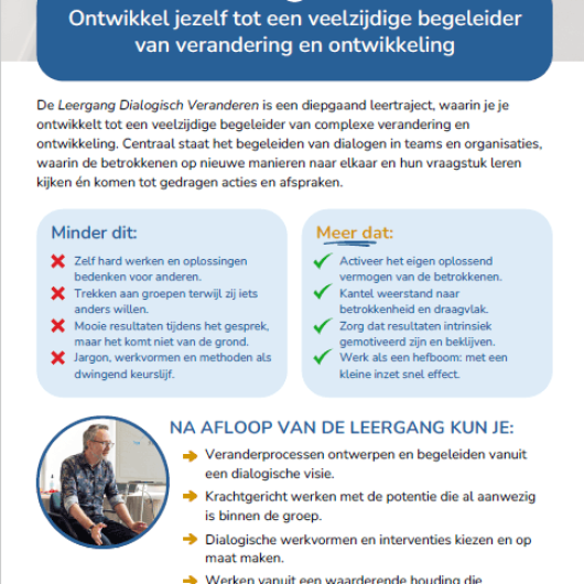 folder Leergang Dialogisch Veranderen folder Leergang Dialogisch Veranderen